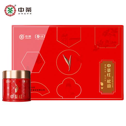 中茶红系列 松韵小种工夫红茶礼盒装100g中粮 商品图3