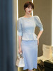 法式气质连衣裙女2023夏季新款高级感时尚通勤修身包臀裙子 商品缩略图1