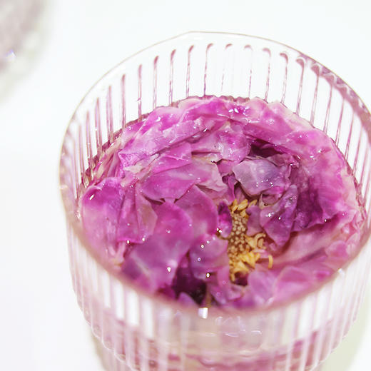 『大理墨红玫瑰花茶』朵型饱满，茶汤清澈，富含花青素 商品图4