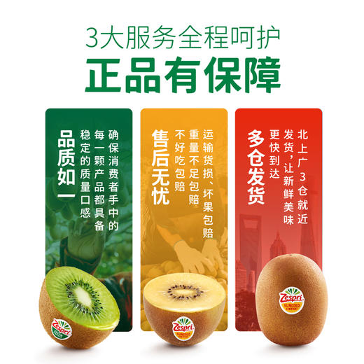 Zespri佳沛阳光金果新西兰产地8粒/12粒装顺丰包邮 商品图5