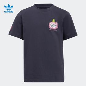 小阿迪三叶草Kevin Lyons联名小童男女同款T恤HF7539