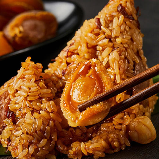 【 全国包邮，部分地区除外】益多龙粽登场 礼盒桂花白玉粽/板栗鲜肉粽多口味可选 粽子礼盒 1560g （130g*12枚) 商品图7