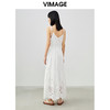 VIMAGE/纬漫纪夏季新款简约吊带连衣裙V1707368 商品缩略图4