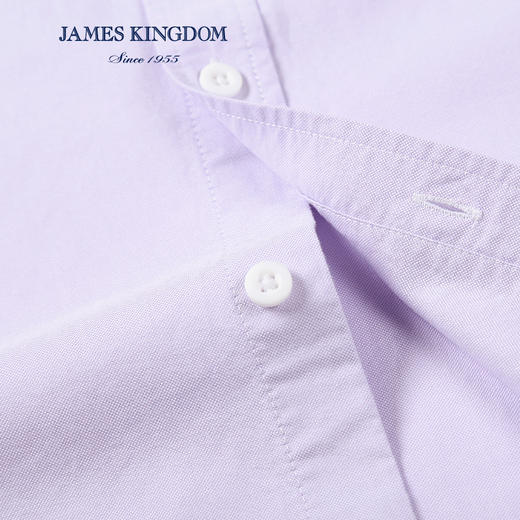 【牛津纺柔软透气】吸湿快干牛津纺长袖衬衫男士水洗磨毛衬衣 商品图8