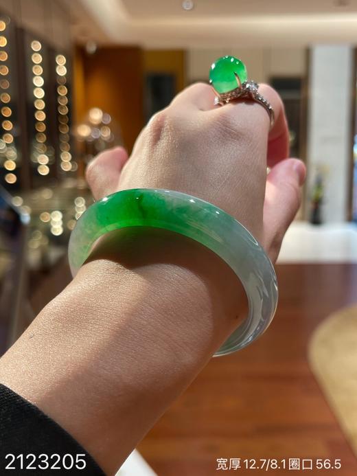 自带诗情画意的意境平安镯，【2123205】圈口56.5～具体价格微信咨询 商品图3