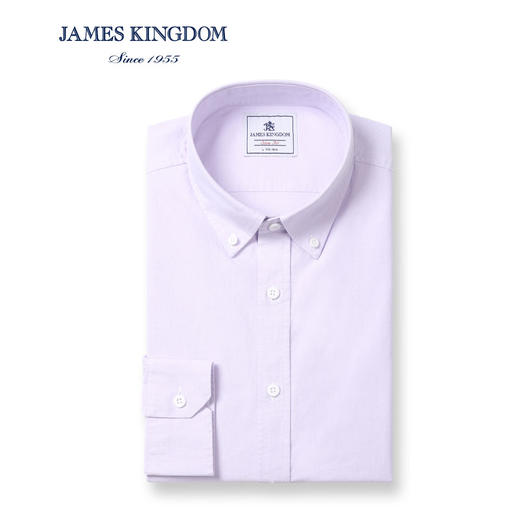 【牛津纺柔软透气】吸湿快干牛津纺长袖衬衫男士水洗磨毛衬衣 商品图4