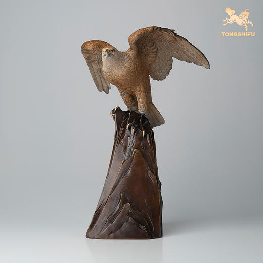 铜师傅全铜摆件万鹰之神海东青家居饰品工艺品