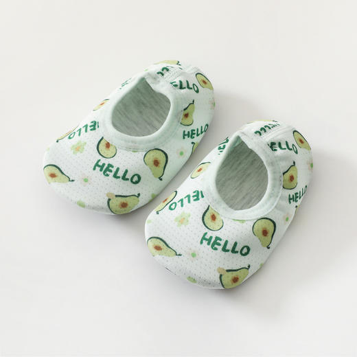 【2双装 防滑点胶 隔凉透气】春夏季地板袜儿童婴儿鞋袜宝宝学步袜软底防滑地板鞋薄棉网眼 商品图5