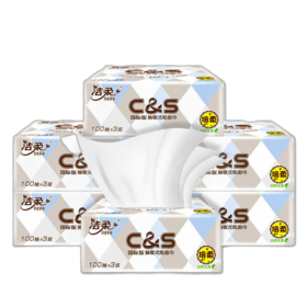 洁柔布艺100抽6包