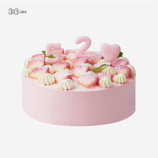 蜜桃乌龙奶油蛋糕+无畏专款鲜花~ 商品图1