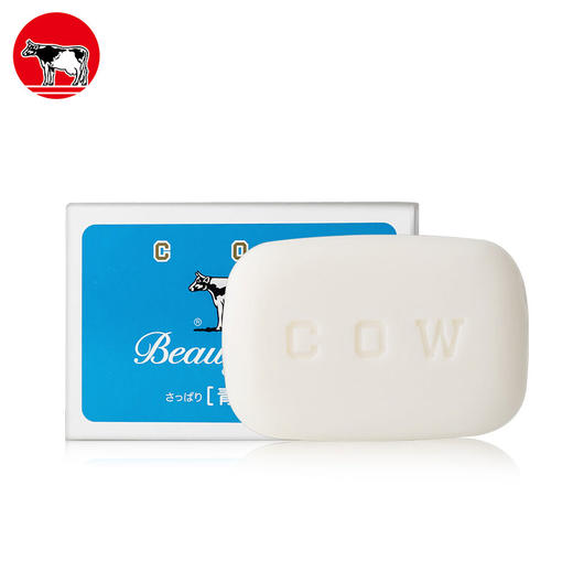 日本进口cow牛乳石硷碱牛奶香皂沐浴皂日本牛牌手工洁面皂多功能清爽 滋润皂 商品图2