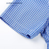 【弹力舒适吸汗透气】夏季清新格子短袖衬衫男士百搭商务衬衣 商品缩略图5
