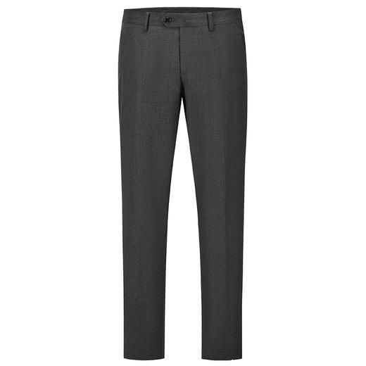 MD名盾美丽诺羊毛灰色西装裤秋冬男士商务正装长裤 商品图4