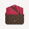 LOUIS VUITTON 路易·威登 经典老花配色帆布牛皮POCHETTE FÉLICIE 链条包 M61276 商品缩略图4