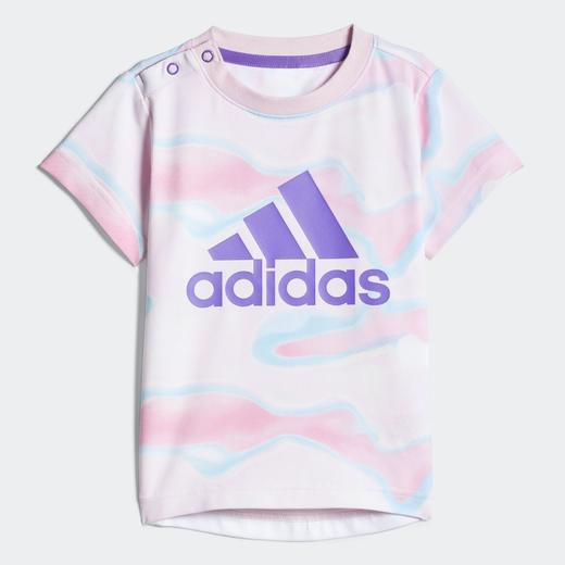 小阿迪婴童装春夏新款居家运动短袖套装HD9965 商品图1