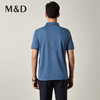 M＆D/名盾男装春夏新款商务风撞色刺绣标翻领短袖POLO衫男士 商品缩略图3