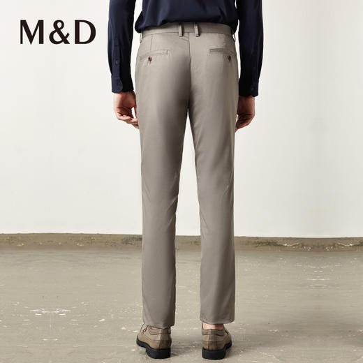 M＆D/名盾春新款舒适简约微弹长裤商务休闲直筒职业工装裤男 商品图3