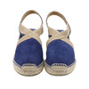 限时特价——西班牙原产手工制作时尚轻便超舒适女款草编鞋 311A-深海蓝色 商品缩略图2