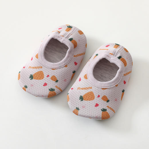 【2双装 防滑点胶 隔凉透气】春夏季地板袜儿童婴儿鞋袜宝宝学步袜软底防滑地板鞋薄棉网眼 商品图6