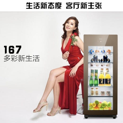 海尔冰吧LC-168H峻岭棕 商品图0