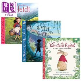 【中商原版】经典儿童文学故事绘本3册 海蒂 Heidi 绒毛兔 Velveteen Rabbit 彼得潘 Peter Pan 英文原版 进口图书 Nosy Crow