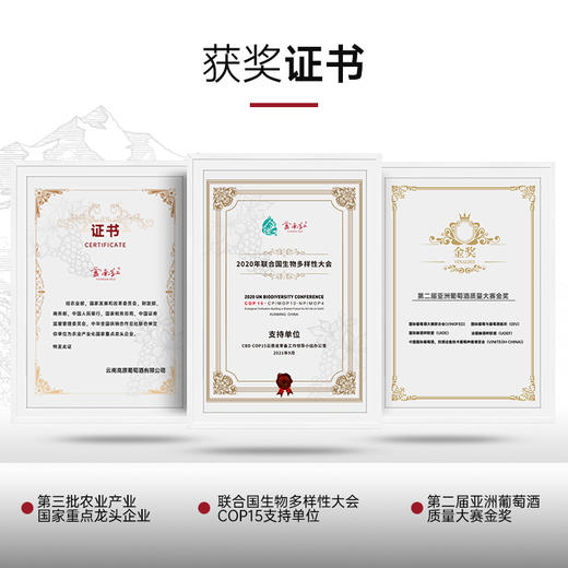 云南红高原1688m全汁干红葡萄酒国产红酒囤货弥勒东风酒庄官方 商品图4