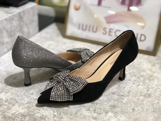 IUIU SECOND春夏蝴蝶结水钻高跟鞋  U21CE35101/U21CE35091 商品图5