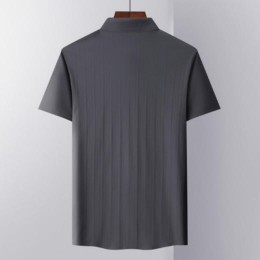 【顺滑无痕】罗蒙夏季新款男士衬衫经典纯色商务通勤舒适百搭短袖衬衣 商品图9