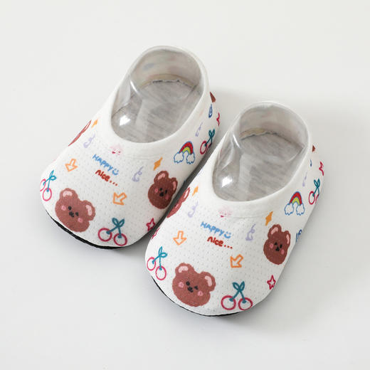 【2双装 防滑点胶 隔凉透气】春夏季地板袜儿童婴儿鞋袜宝宝学步袜软底防滑地板鞋薄棉网眼 商品图14