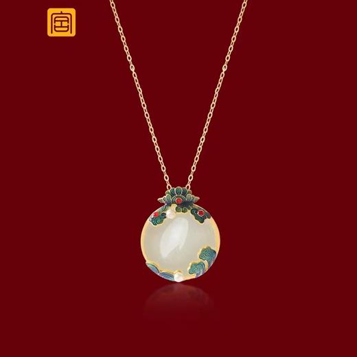 【银饰复古气质和田玉手链】宫典国潮  小众中国风奢华气质创意配饰 商品图11