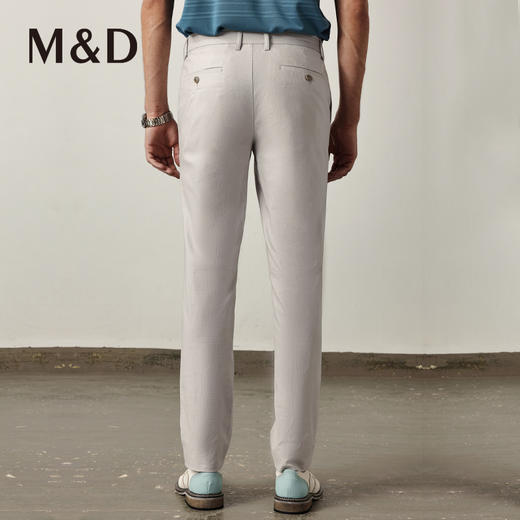 M＆D/名盾春夏新款薄款微弹直筒休闲男裤商务百搭工装长裤A 商品图3