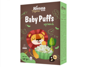 禾泱泱 有机泡芙条菠菜味20g