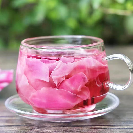 『大理墨红玫瑰花茶』朵型饱满，茶汤清澈，富含花青素 商品图7