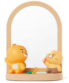Kakao Friends 可爱卡通书桌摆件镜子 Ryan瑞恩 韩国 #1757JPY带授权招加盟代理