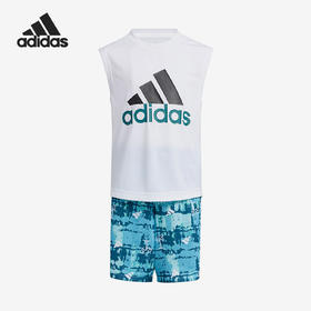 小阿迪2022夏季新款小童透气运动套装HE0057