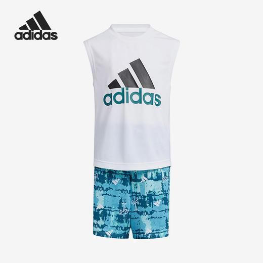 小阿迪2022夏季新款小童透气运动套装HE0057 商品图0