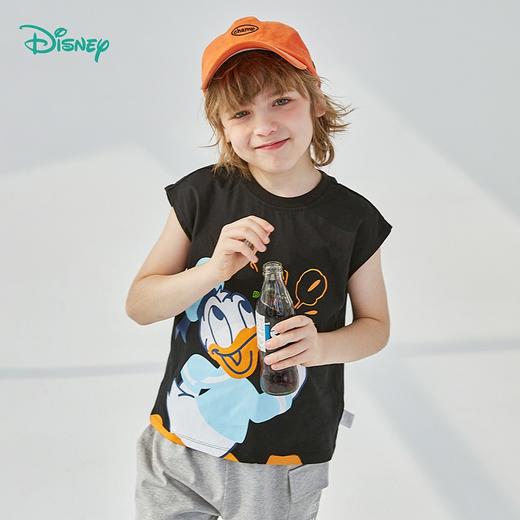迪士尼夏季新款儿童短袖套装潮流时尚男童两件套222T1382 商品图5