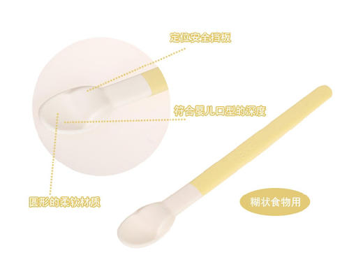 贝亲哺喂勺组 婴儿软头勺子 新生儿餐具宝宝米粉勺汤匙2个装DA39 商品图6