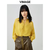 VIMAGE/纬漫纪夏季新款时尚显瘦绑带设计薄款小上衣V1713319 商品缩略图0