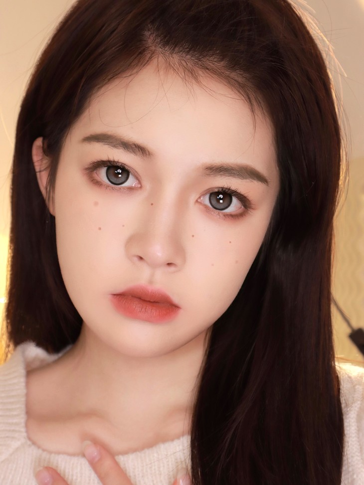 AlleCon 年抛隐形眼镜 半糖牛乳14.5mm 1副/2片-VVCON美瞳商城22