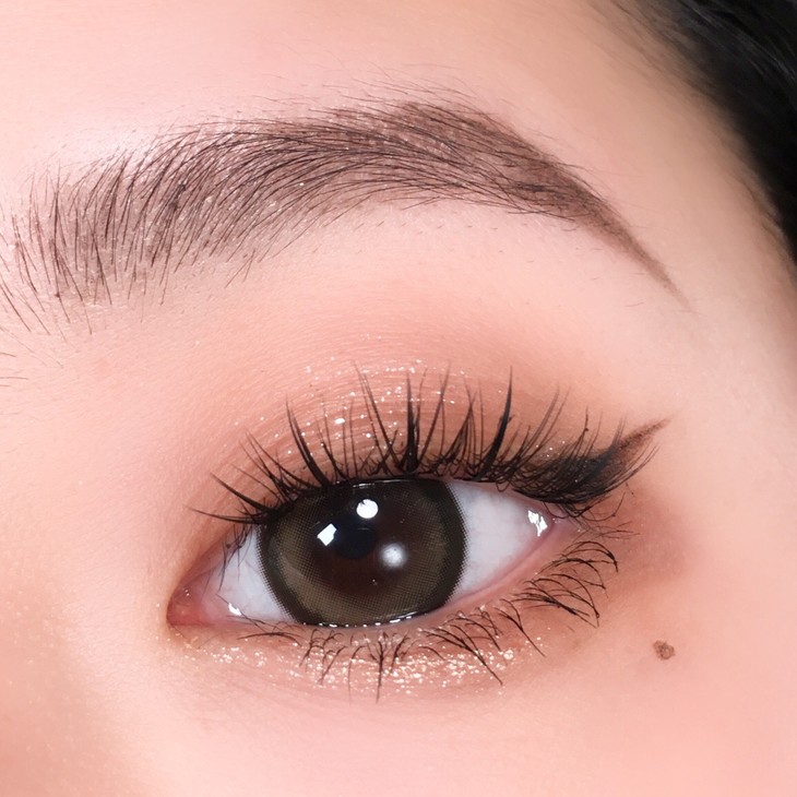 YUKICON日抛隐形眼镜 黑茶棕14.4mm 1盒/10片-VVCON美瞳商城10