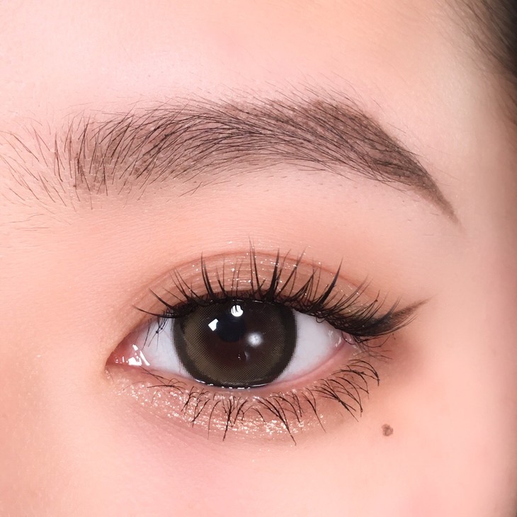 YUKICON日抛隐形眼镜 黑茶棕14.4mm 1盒/10片-VVCON美瞳商城9