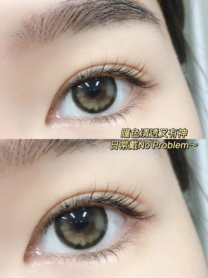 YUKICON日抛隐形眼镜 黑茶棕14.4mm 1盒/10片-VVCON美瞳商城7