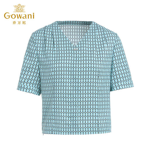 乔万尼真丝衬衫女夏新款桑蚕丝上衣显瘦EF2C312 商品图4