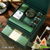 【九禧-嘉兴粽】绿色麂皮双层礼盒 商品缩略图0