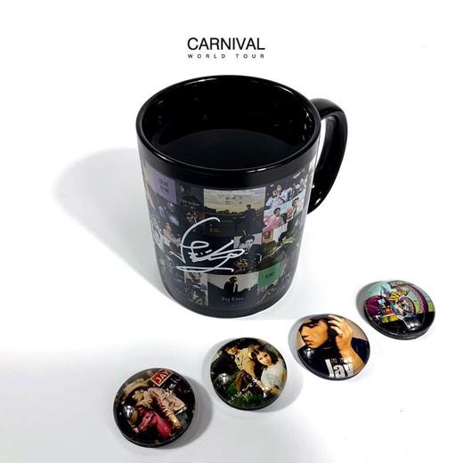 周杰伦水杯魔法杯双层画面加热变色创意陶瓷咖啡杯马克杯JAY周边 商品图2