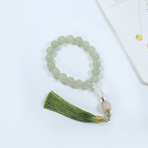   和田玉晴水十八子手持 商品图1