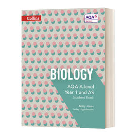 Collins英文原版 AQA A Level Biology Year 1 and AS Student Book 柯林斯AQA A Level生物学生用书1 英文版 进口英语原版书籍