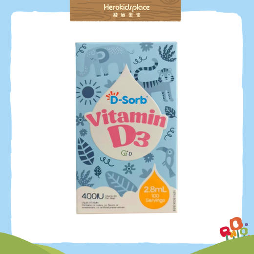 加拿大滴适宝维生素D3  400IU 38532 商品图0
