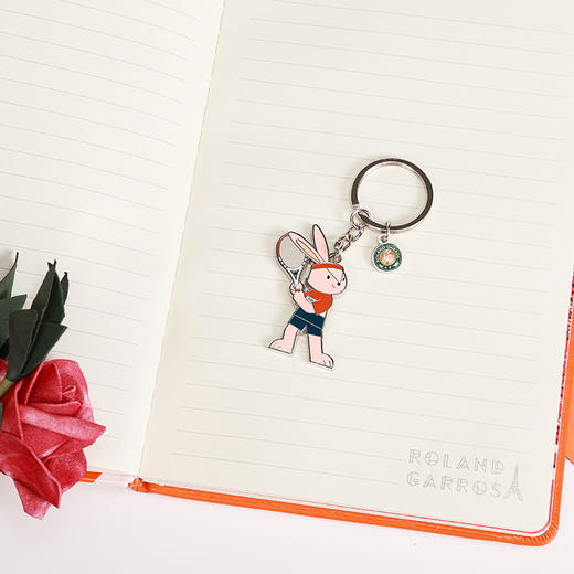 罗兰加洛斯Roland Garros法网网球兔子钥匙扣钥匙圈挂件定制 商品图3